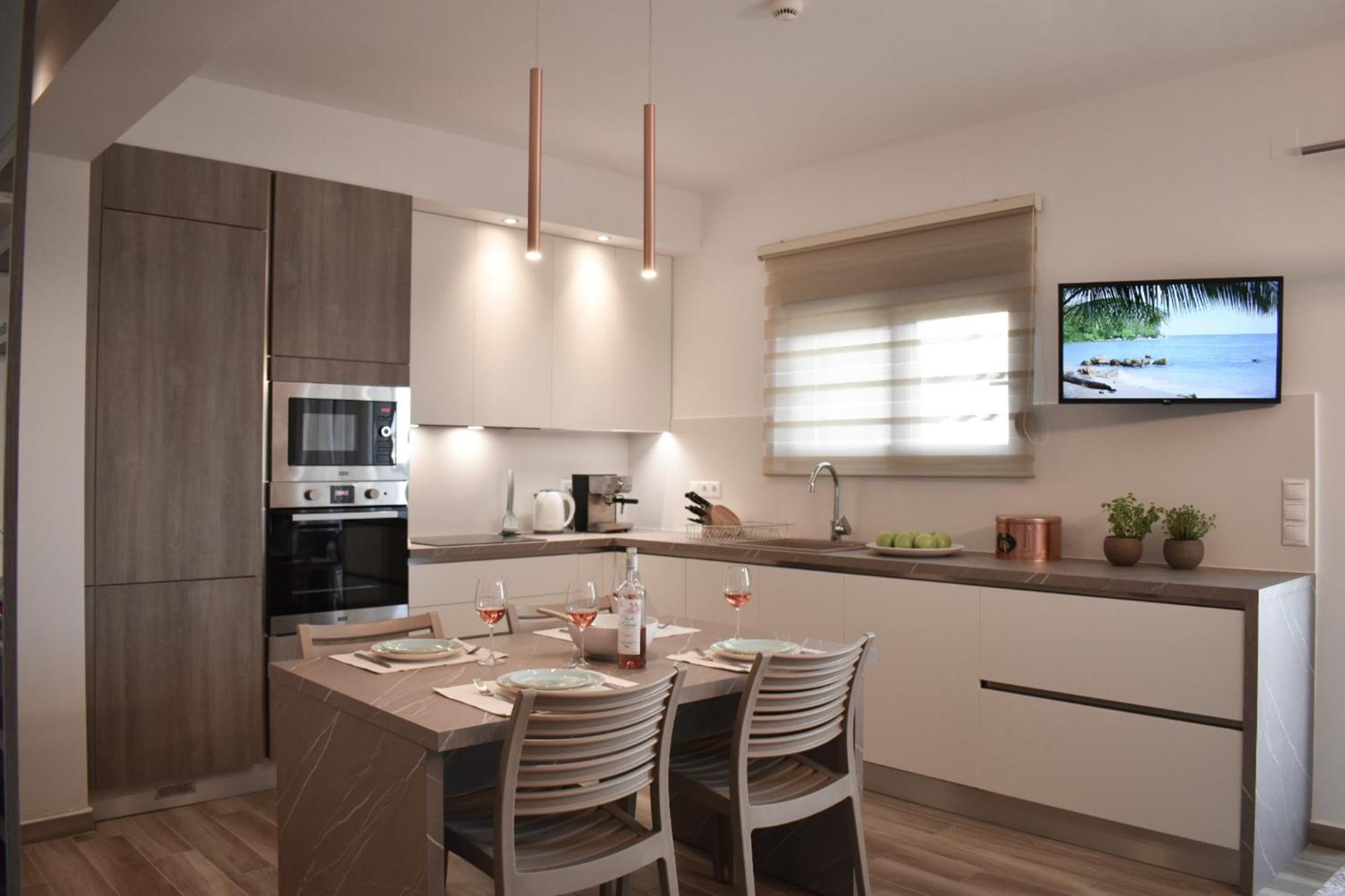 Aquadia Beach Apartment Chania  Bagian luar foto